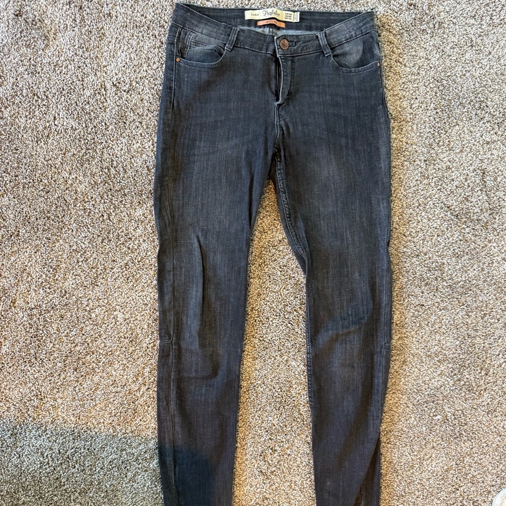 Zara Dark Wash Skinny Jeans